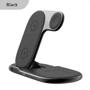 Multifunction wireless charger With 15W Fast 3 In 1 Foldable Wireless Charger Stand