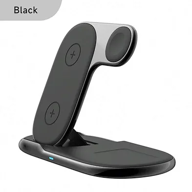 Multifunction wireless charger With 15W Fast 3 In 1 Foldable Wireless Charger Stand