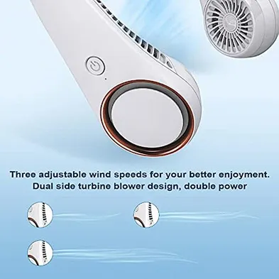 2024 hot sale small fan Outdoor sports  Portable Mini For Usb Fans Mini Sport  Potable Neck Fan