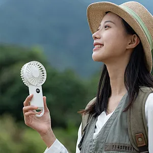Portable Usb Handheld Ceiling Fan Lash Table Fan Summer Rechargeable Battery Air Cooling Usb Mini Climbing Fan with Hook