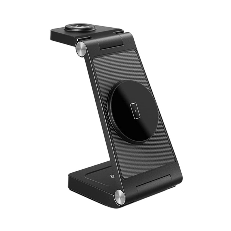 Charging For 3 In 1 Chargers High Quality Stand Up Ccharger Multifunction Qi Fast 15W Quick Custom  Magnetic Wireless Charger