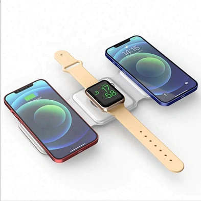 JEDI W07 latest design foldable 3 in 1 wireless charger with 15w 2023