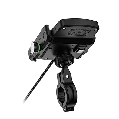 Phone Holder Mobile With Accessories 360 Adjustable New Design Waterproof Universal 15W Motorcycle Wireless Charger