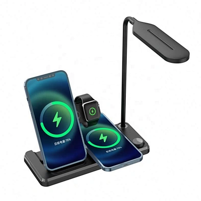 Wireless High Quality Wholesale Desktop Desk Lamp With Qi Stand 4 in 1 Eye Protecting Charger