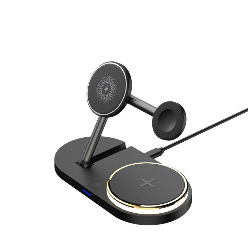 Newest 3 In 1 Foldable Magnetic Wireless Charger for Phone