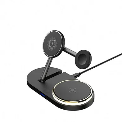 Newest 3 In 1 Foldable Magnetic Wireless Charger for Phone