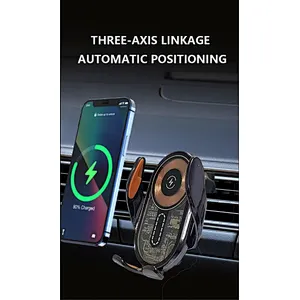 2024 New  15W Magnetic Wireless Car Charger Mount with pickup function  car wireless charger