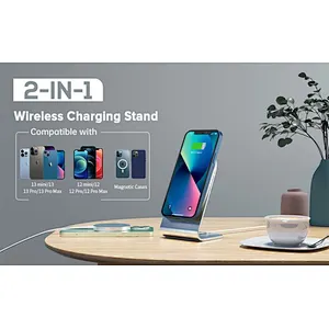 2024 fast charging high quality Station 15W 3 In 1 Wireless Charger Stand Qi Fast Charger wireless charger