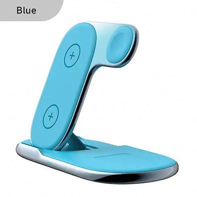 Multifunction wireless charger With 15W Fast 3 In 1 Foldable Wireless Charger Stand