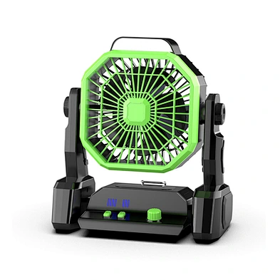 Electric Energy Storage Outdoor Portable Battery Powered Ceiling Fan  Convenient Transportation Solar Dc Table Fan For Camping