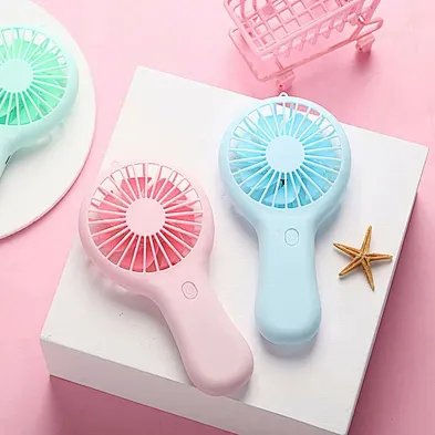 2024 hot mini handheld fan Pocket Usb Handheld Fan Portable multicolor Mini Fan