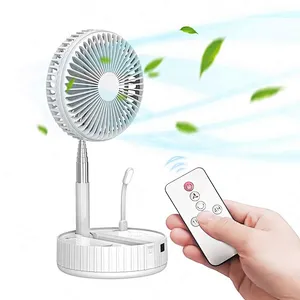 Wholesale Table Fan Air Cooler Fan Portable Rechargeable Fan Easy to Storage