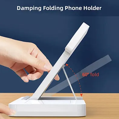 New Innovative Design Accesorios Celular Folding Night Light Phone Holder 3 in 1 Wireless Charger for Original phone Charger