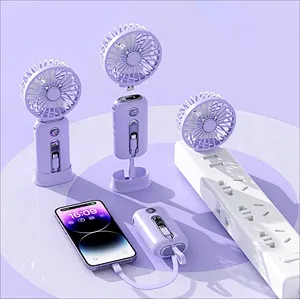 2024 multifunction Pocket Chill Usb Charging Convenient Handheld Ubs Portable Mini Fan Summer Must Have