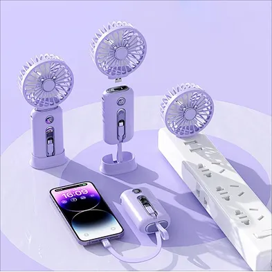 2024 multifunction Pocket Chill Usb Charging Convenient Handheld Ubs Portable Mini Fan Summer Must Have