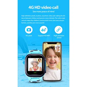 4G Video Call SOS Kids Child Wifi Location HL5743 Camera smartwatch Alarm Clock Character GPS Smart Watch