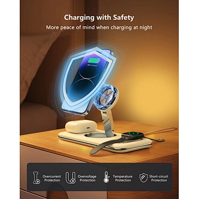 Fast 3 In 1Folding Magnetic 15W Stand Foldable Multifunction High Quality Charging Hot Selling Wireless Charger