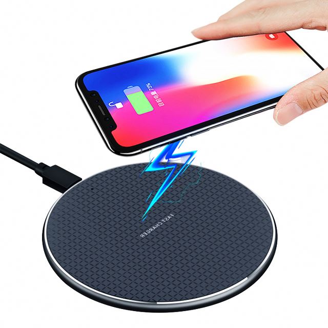 10 Watt Fast Charge Pad K8 Qi Wireless Charger Portable Charger for phone