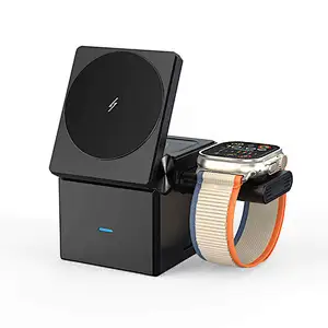 2024 The Newest With Phone Detachable 3 In 1 Magnetic Wireless Charger Fast Charging For phone