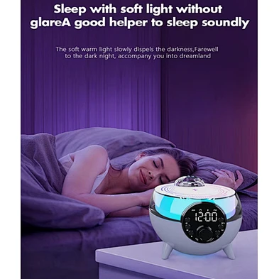 2024 Charger Phone Wireless Alarm Clock Speaker With Rhythm Rgb Light multifunctIon wireless charger