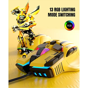Pad With Charger Wireless Gaming Mouse with rgb light
