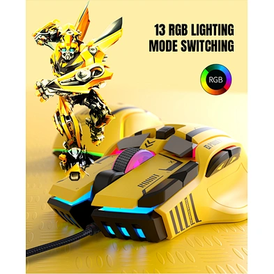 Pad With Charger Wireless Gaming Mouse with rgb light