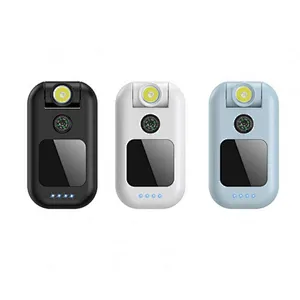 Portable Flashlight Compass Multiple Function Led Light Charger 5 In 1 Built-In Bright Camping Rotatable Chargermini Power Bank