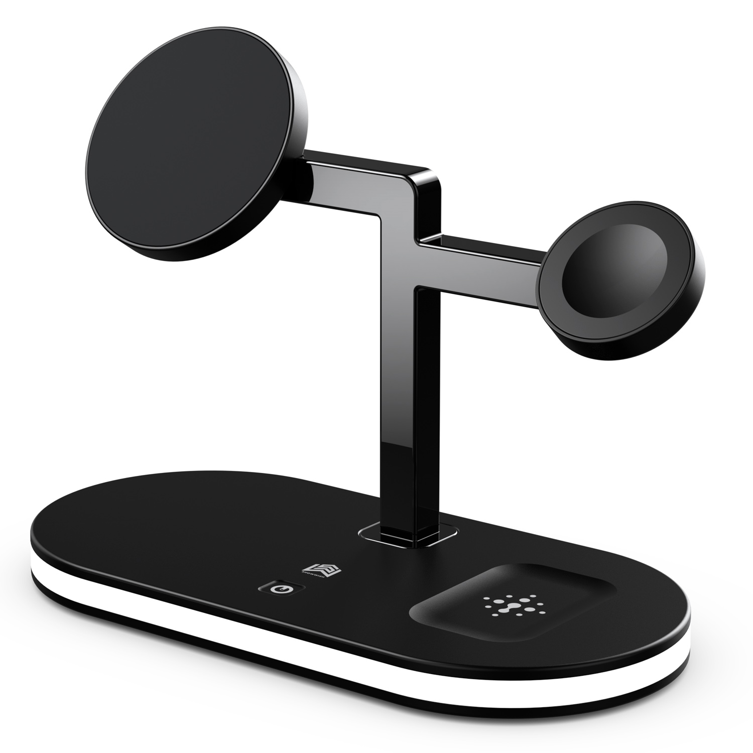 4 in 1 table lamp wireless charger led desk lamp light with wireless charger for smart phone earphone and smart watch UD23