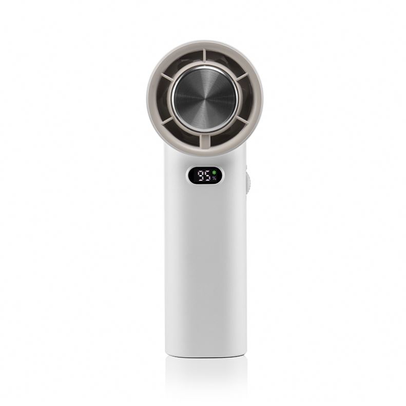High Speed & Semiconductor Refrigeration Handheld Fan 3600mAh LED Display 100 Stepless Adjustable Speed High-speed handheld fan
