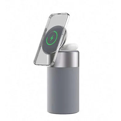 2024 hot sale 3 In 1  Best Multifunction Wireless Charger With Speaker  phone Shape