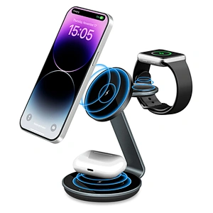 Desktop 3 In 1 High Quality Fast Charging Hot Selling Wireless Charger