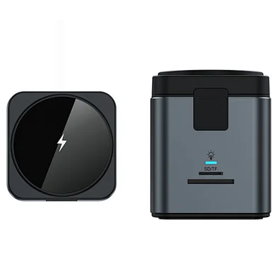 2024 multifunction 3 In 1 Foldable Magnetic Wireless Charger Cube wireless charger with data cable