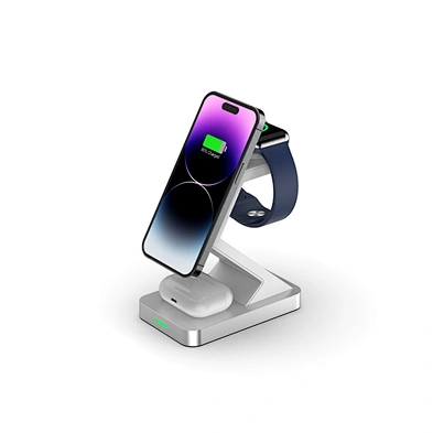 JEDI XH-X3 magnetic wireless charger 3 in 1 wireless charging stand for phone