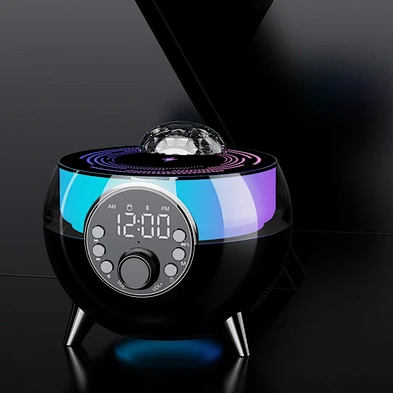 2024 Charger Phone Wireless Alarm Clock Speaker With Rhythm Rgb Light multifunctIon wireless charger