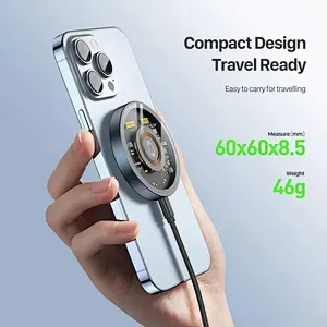 2024  transparent wireless charger Magnetic Smart Watch 2 In 1 Wireless Charger Foldable