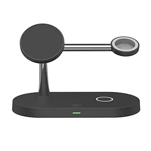 4 in 1 Multiple Devices Wireless Charging Station For Smartphone And Watch Qi Standard Wireless Charger 3 In Onr Portable