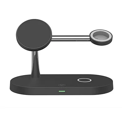 4 in 1 Multiple Devices Wireless Charging Station For Smartphone And Watch Qi Standard Wireless Charger 3 In Onr Portable