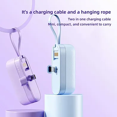 Outdoor Power Supply Custom Portable Small Emergency charger Power Bank 5000mah Portable Power Banks