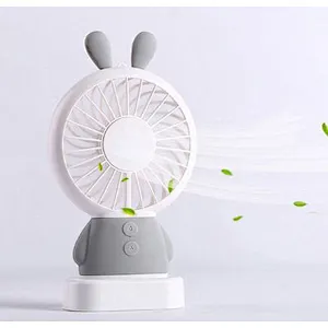 2022 hot sale Animal style handy Desktop electric Desk Hand Fan CA2244 with USB Cute Mini Luminous  Portable Air Cooler mini Fan