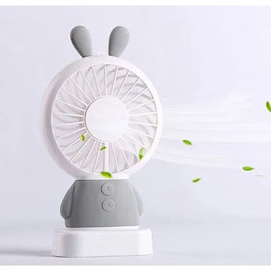 2022 hot sale Animal style handy Desktop electric Desk Hand Fan CA2244 with USB Cute Mini Luminous  Portable Air Cooler mini Fan
