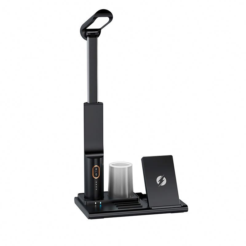 JEDI LED Desk Lamp Home Office 3 Color Modes Study Lamp  15W Wireless Charger with Pen Holder