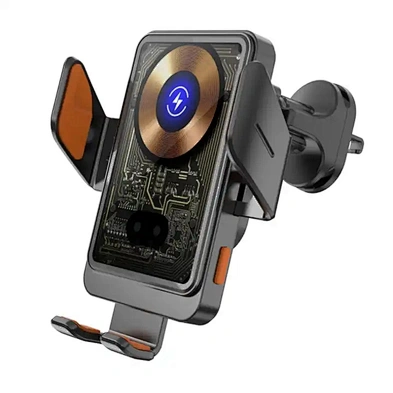 JEDI Clamping Phone Holder Air Vent Wireless Charging 15W Car Charger With Factory Price