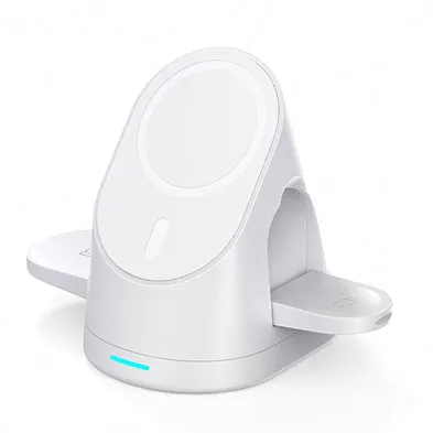 Magnetic 3 In 1 Qi 15W Charger Charging Wireless Fast Charge Stand Dock 3 in 1 wireless charger