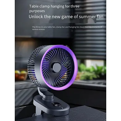 2024 new product Baby Table For Room Portable Stroller Fan, Mini On New Product 360 Degree Rotation Clip Fan Usb Recharge