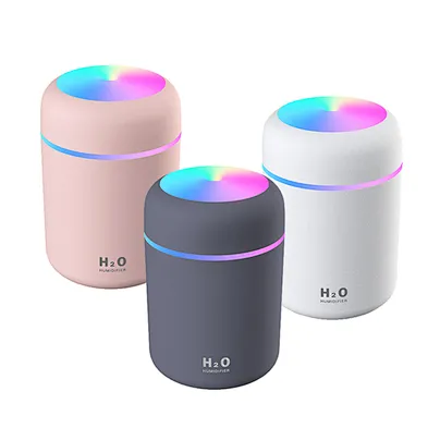 Mini portable cool mist ultrasonic atomizer usb 300ml air humidifier wholesaler for bedroom -HL5463