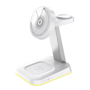 15W Fast Charge Universal Phone Stand 3 In 1 Wireless Charger Stand With Logo Printing H163