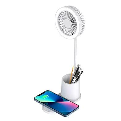 2024 Neewer Pa060 Cooler Magnetic Desk Wireless Phone Charger With Fan multifunction with pen container