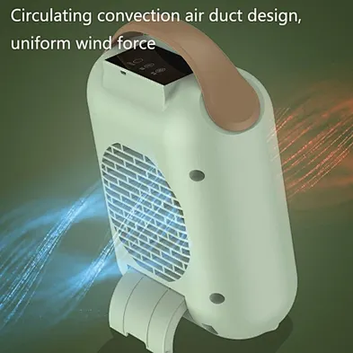 Mini Solar Heater Ceramic Heating Fan phone Desktop Heater CO50
