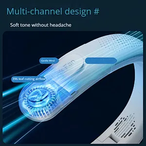 Factory direct sale Mini usb Cooling  Outdoor neckband Rechargeable Sport portable fans bladeless portable neck fan