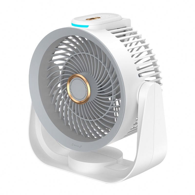 2024 new Laptop Bed With Cooling Portable Fans Rechargeable Rotating Usb Desk Fan Mini Multiple Function SilentVoice control